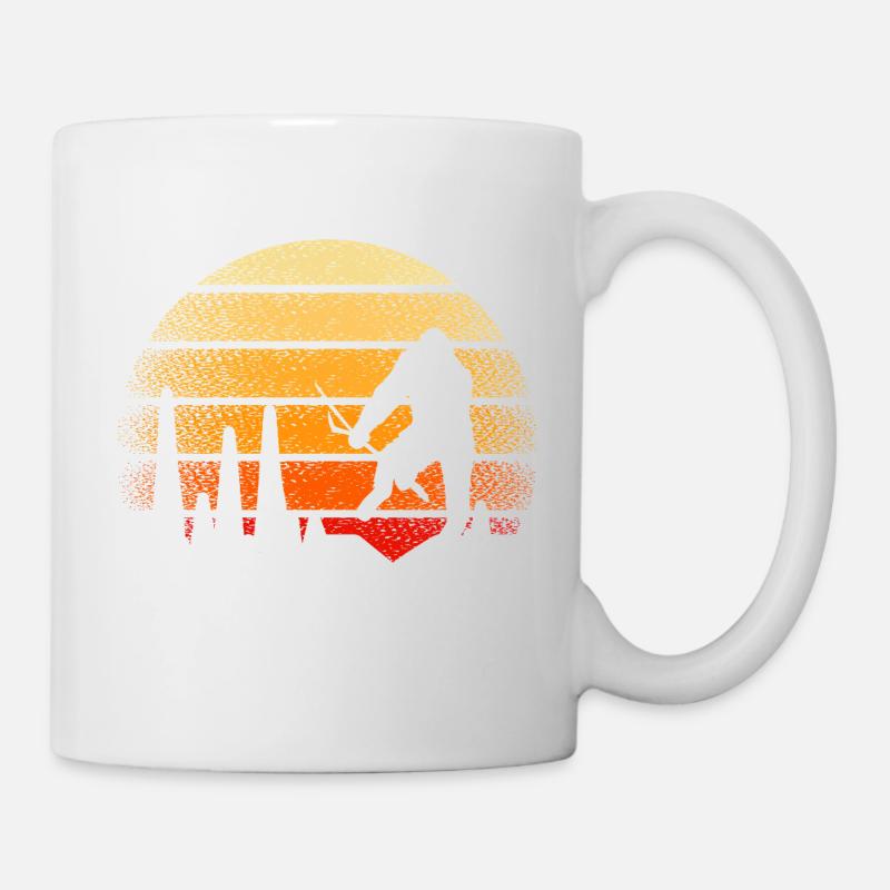 Bigfoot Sasquatch Cache-cache Dictons - Mug blanc - blanc