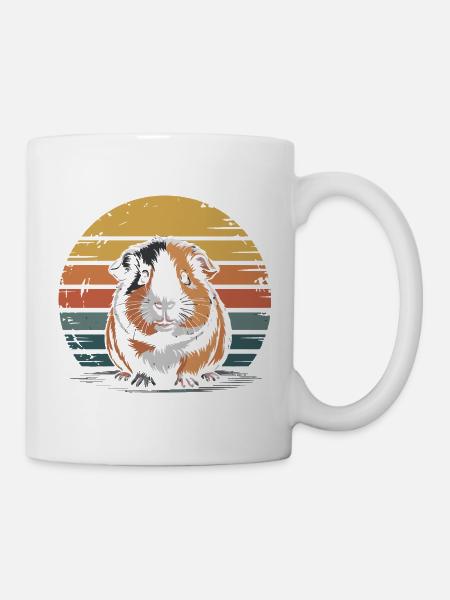 Meerschweinchen, süß - Tasse - Weiß