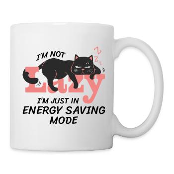 Ich bin nicht faul, ich bin einfach im Energiesparmodus, sondern im Energiesparmodus - Tasse - Weiß - Rechts