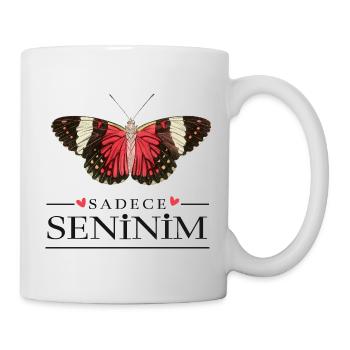 Conception créative de papillons – Sadece Seninim - Mug blanc - blanc - Droite
