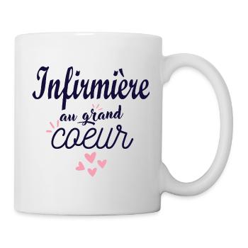 Cadeau infirmière personnalisé - super infirmière - Mug blanc - blanc - Droite