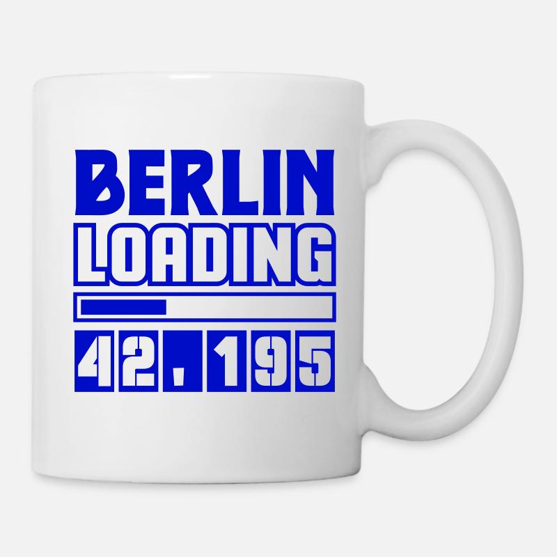 Marathon de chargement de Berlin - Mug blanc - blanc
