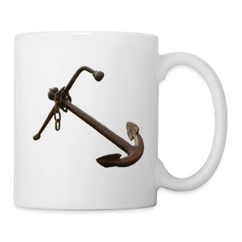 Rusted Anchor Nautical - Mug - white - Right