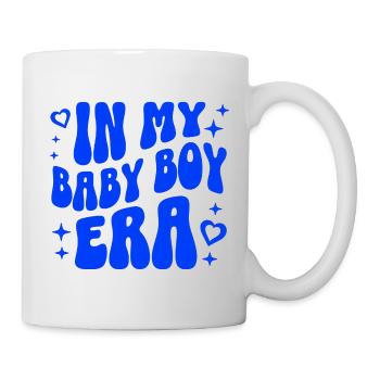 Baby Boy Geschenk Geburt Babyparty Mutter Sohn - Tasse - Weiß - Rechts