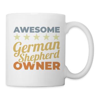 Toller Deutscher Schäferhund Halter - Tasse - Weiß - Rechts