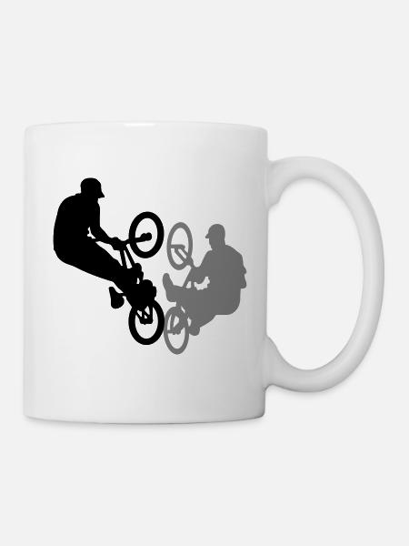 BMX - Tasse - Weiß