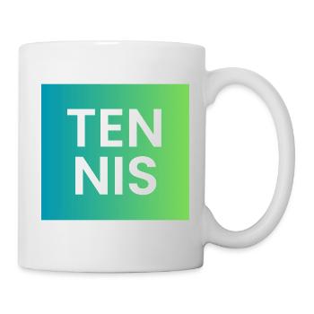 Tennis Gradient Typography - Mug - white - Right