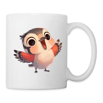 Spechte Specht - Tasse - Weiß - Rechts