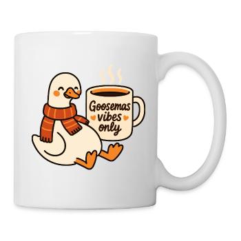 Christmas Goose Goosemas Vibes Nur Vibes - Tasse - Weiß - Rechts