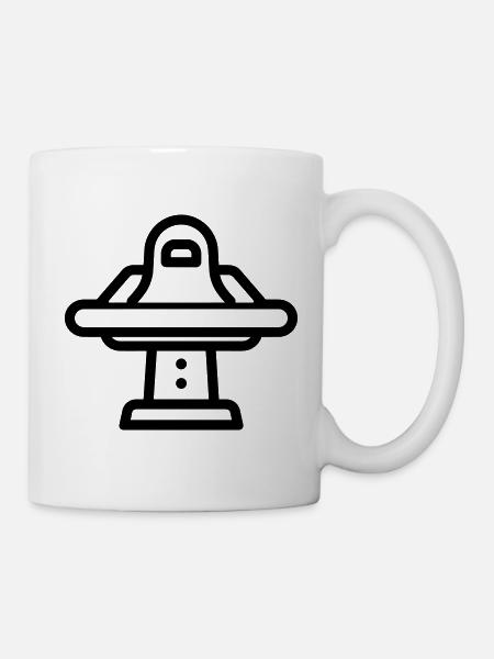 Raumstation - Tasse - Weiß
