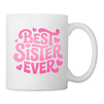 Meilleure sœur de tous les temps Schwester - Mug blanc - blanc - Droite