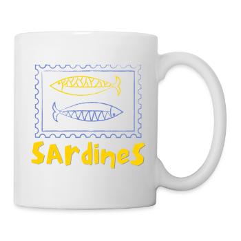 Sardine can - Mug - white - Right