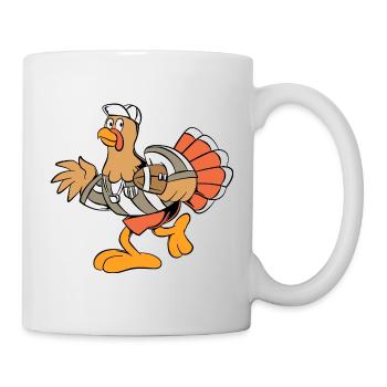 Papy Grand-père Thanksgiving Papa Père - Mug blanc - blanc - Droite