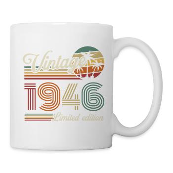 Original 1946 Vintage Birthday Retro - Mug - white - Right