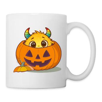Halloween monsters in the pumpkin: Sweet scary fun - Mug - white - Right