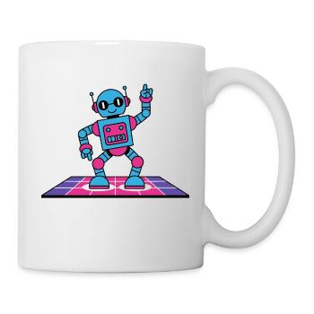 Funky Circuits Roboter - Tasse - Weiß - Rechts