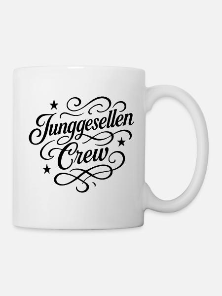 Junggesellen Crew - Tasse - Weiß