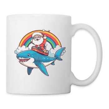 Hai Weihnachtsmann Weihnachten - Tasse - Weiß - Rechts