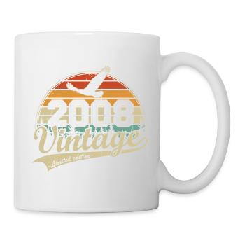 Vintage 2008 Vintage Rétro Cadeau d’anniversaire - Mug blanc - blanc - Droite