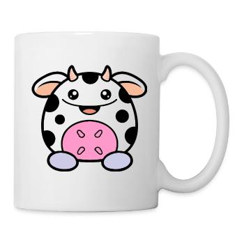 Kawaii Cow Plush Toy - Mug - white - Right