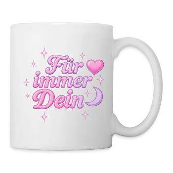 für immer dein / y2k design - Tasse - Weiß - Rechts