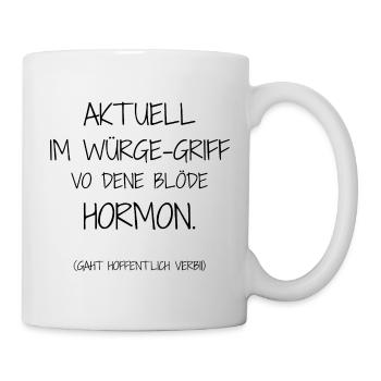 Statement design – irony meets everyday life - Mug - white - Right