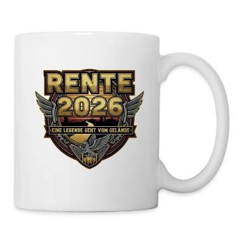 Pension 2026 Pensioner Pensioner Legend Retirement - Mug - white - Right