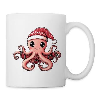 Octopus Christmas - Mug - white - Right