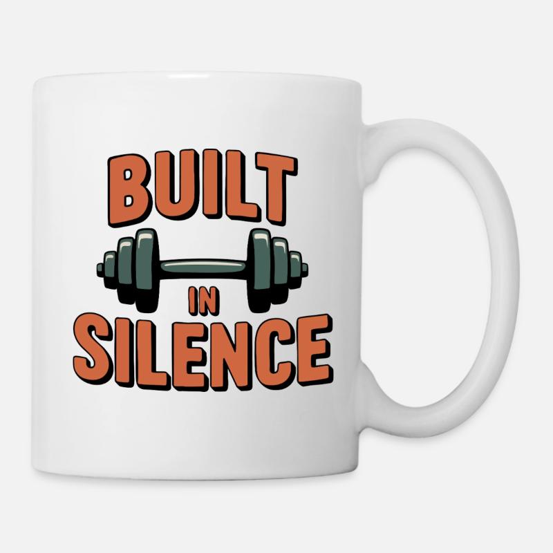Construit en silence - Mug blanc - blanc