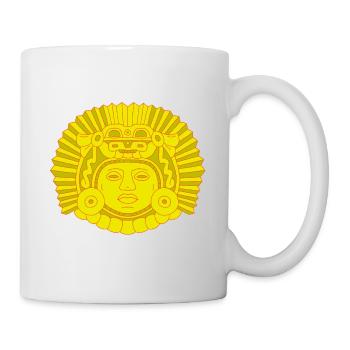 Aztekischer Drachenkönig - Tasse - Weiß - Rechts