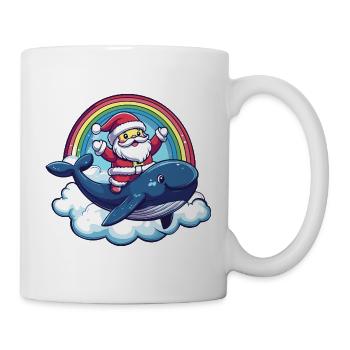 Wal Weihnachtsmann Weihnachten - Tasse - Weiß - Rechts