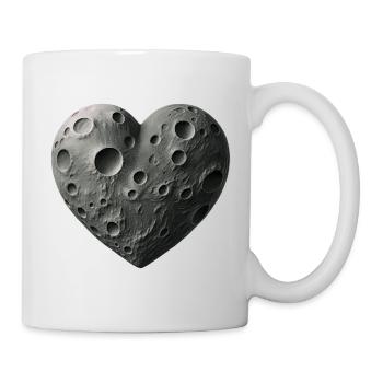 MOON LOVER – Frieden & Liebe - Tasse - Weiß - Rechts