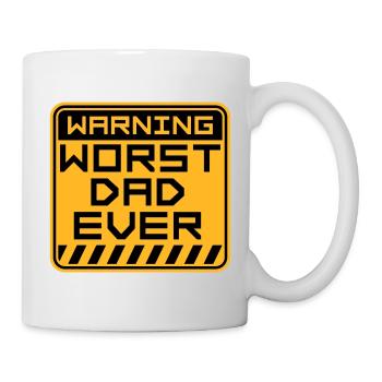 Le pire papa de tous les temps Drôle Sarcastique Papa pour la fête des pères - Mug blanc - blanc - Droite