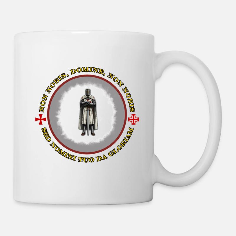 Tempelritter - Tasse - Weiß