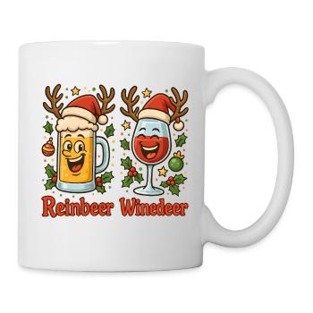 Reinbeer Winedeer Christmas Beer Wine - Mug - white - Right