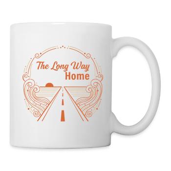 The Long Way Home – The Journey is the Goal - Mug - white - Right