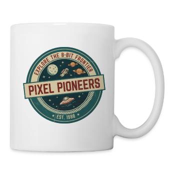 Pixel Pioneers Badge - Mug - white - Right