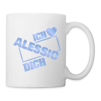 Alessio als Couple - Tasse - Weiß - Rechts