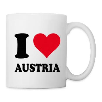 I Love Austria - Mug - white - Right