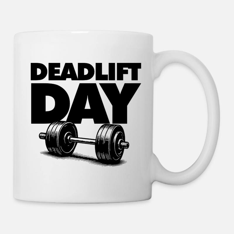 Deadlift Day - Mug blanc - blanc