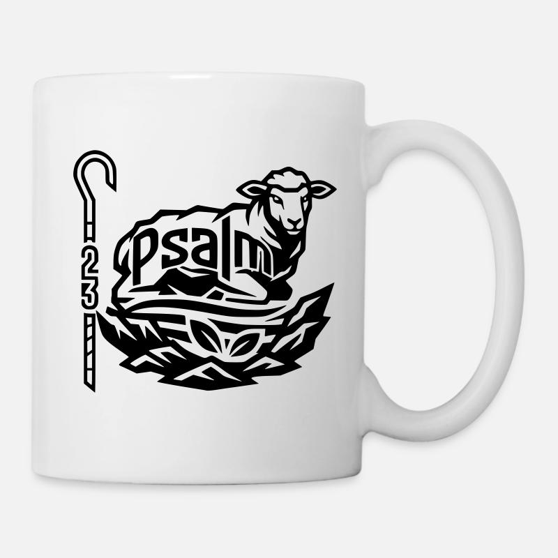 Psalm23 - Tasse - Weiß