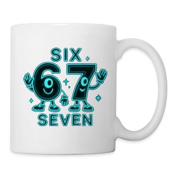 6 7 Six Seven Memes Gift - Mug - white - Right