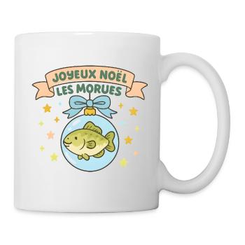 Noël Morues dans Boule Poisson - Mug blanc - blanc - Droite