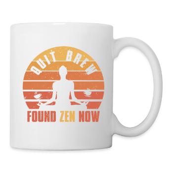 Kaffeeentzug Ex-Kaffeetrinker Quit Brew - Tasse - Weiß - Rechts