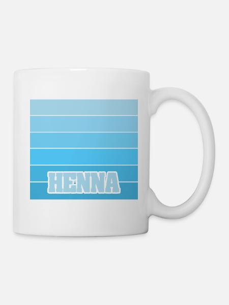 Frauenname Henna - Tasse - Weiß
