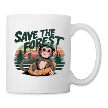 Save the Forest Save the Forest Nature Ecology - Mug - white - Right