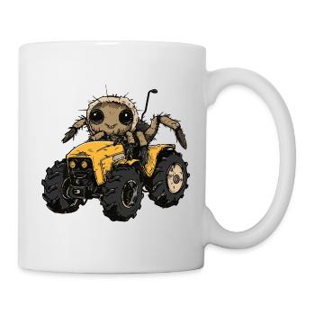 Tarantula Tractor Farmer - Mug - white - Right