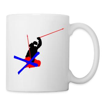 Ski acrobatique - Mug blanc - blanc - Droite