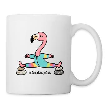 Yoga I Zen therefore I am - Mug - white - Right