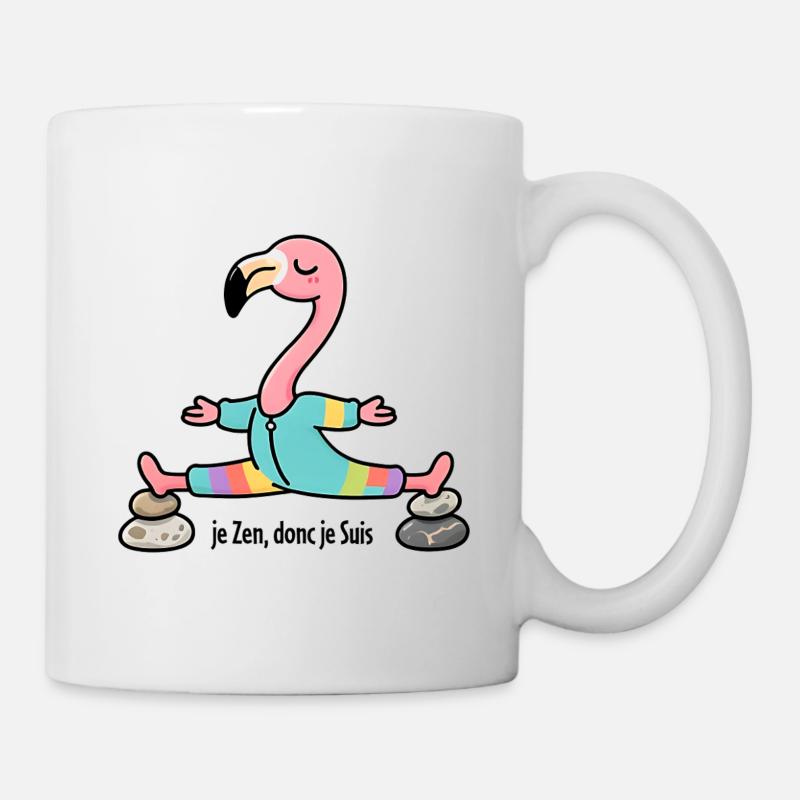 Yoga je Zen donc je suis - Mug blanc - blanc